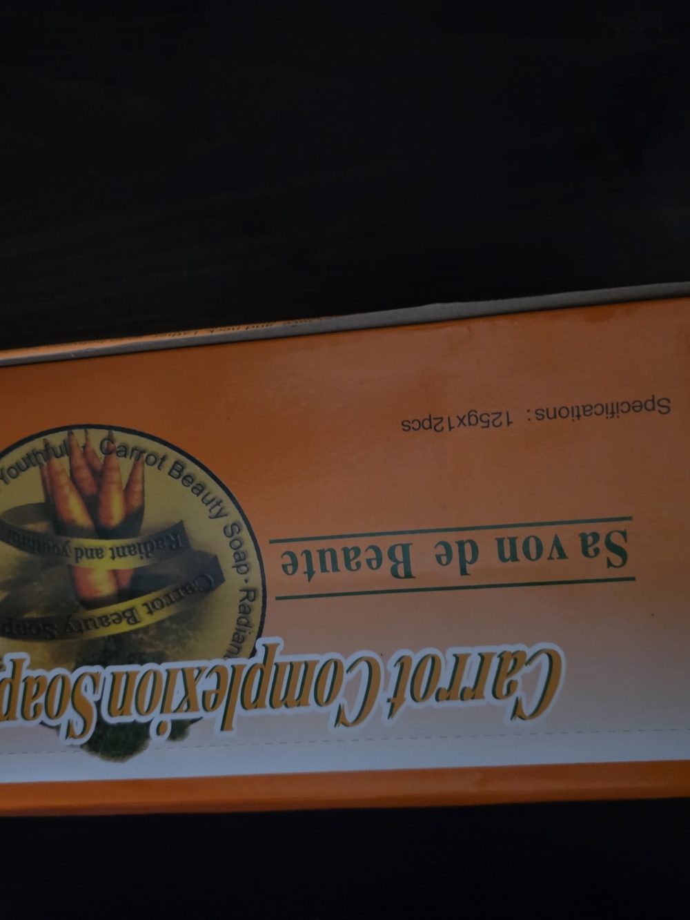 Carrot Complexion Soap Packaging
